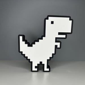 3D-printed T-Rex shield