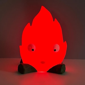 Unique illuminated 3D printed campfire – Perfect decoration with LED lighting