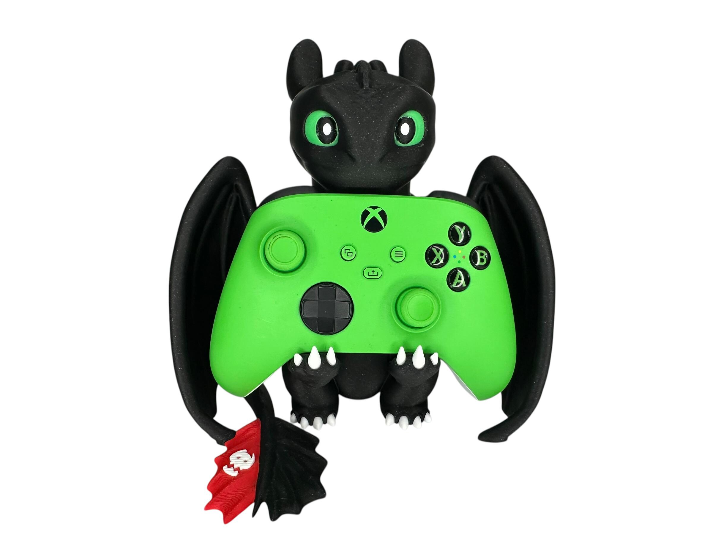 Toothless Xbox Controller Toothless Controller Holder • 3D Printed Dragon Figure • Xbox / PS5 ...