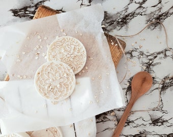 Jabón Artesanal Avena, miel y almendras dulces