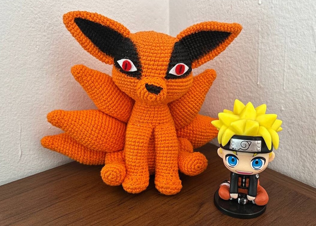 Poupée en peluche Naruto Kurama mignonne acheter à prix bas