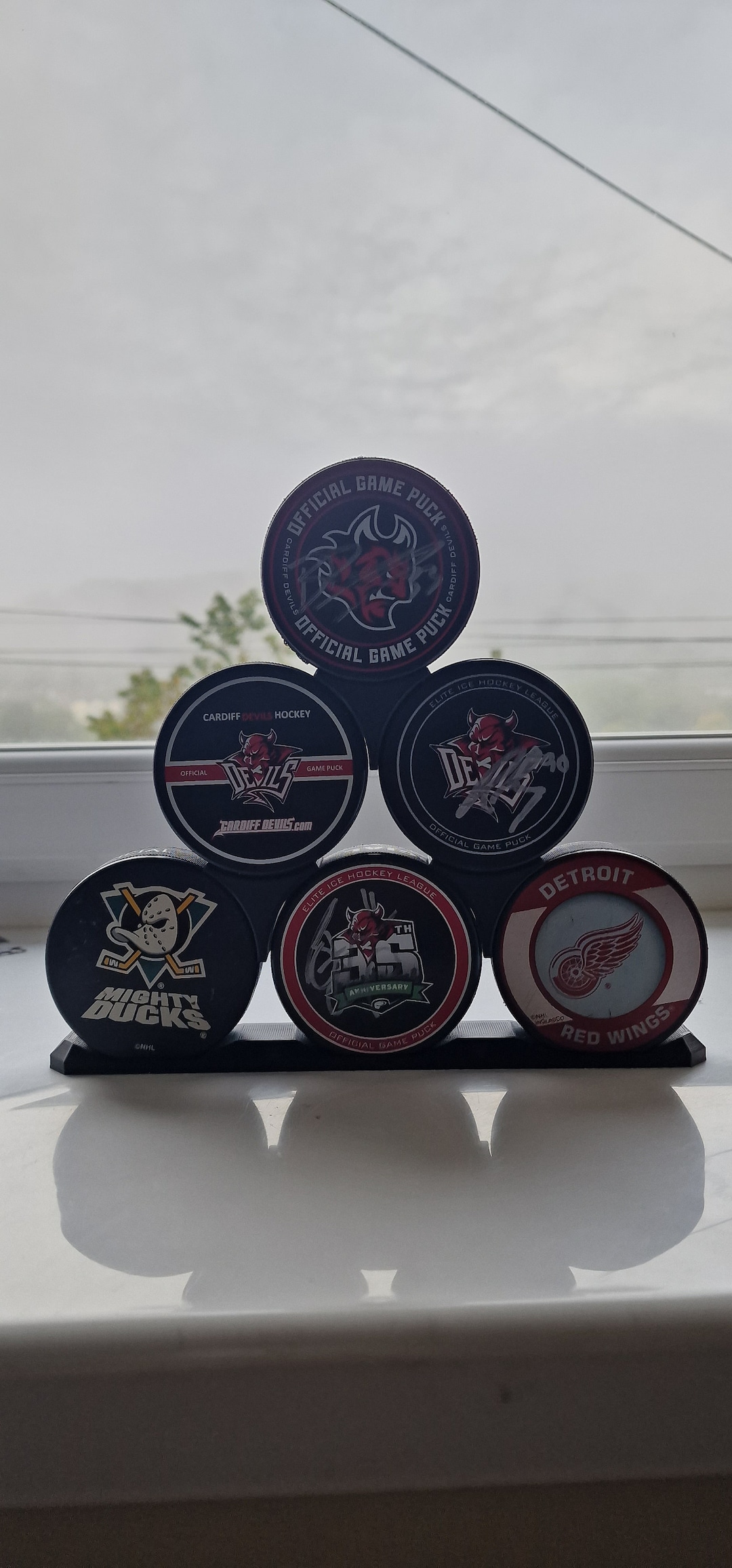 Hockey Puck Display Stand 6 Etsy UK