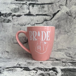 Braut Ring Finger Kaffeebecher