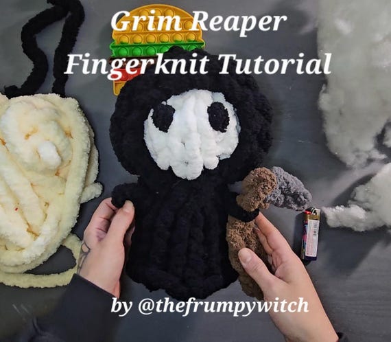 Grim Reaper Fingerknit Tutorial