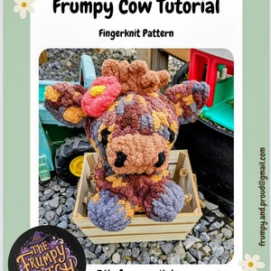 Tutorial de tricô de vaca desleixada