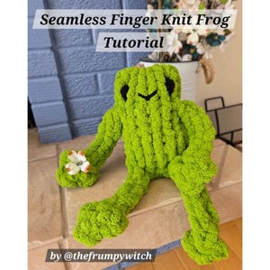 Tutoriel vidéo de tricot grenouille sans couture avec un PDF simple
