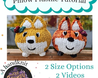 Tutorial knuffelkussen Fox & Corgi