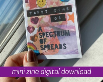 A Spectrum of Spreads - a tarot spread zine for pride!
