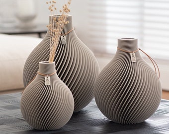 Vase Sphere von ICONIC HOME | 3D Vase | nachhaltig | Kugelvase | Dekovase | Blumenvase