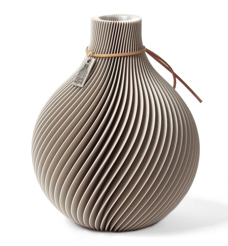 seitliche Ansicht 3D Vase Sphere von ICONIC HOME