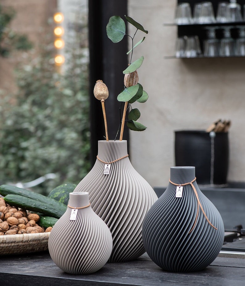 Vase Sphere verschiedene Farben Kombination