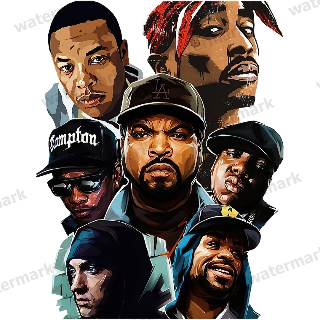 Hiphop Png Bundle Tupac Png Rapper Png East Coast Png Pimp C Ice Cube ...