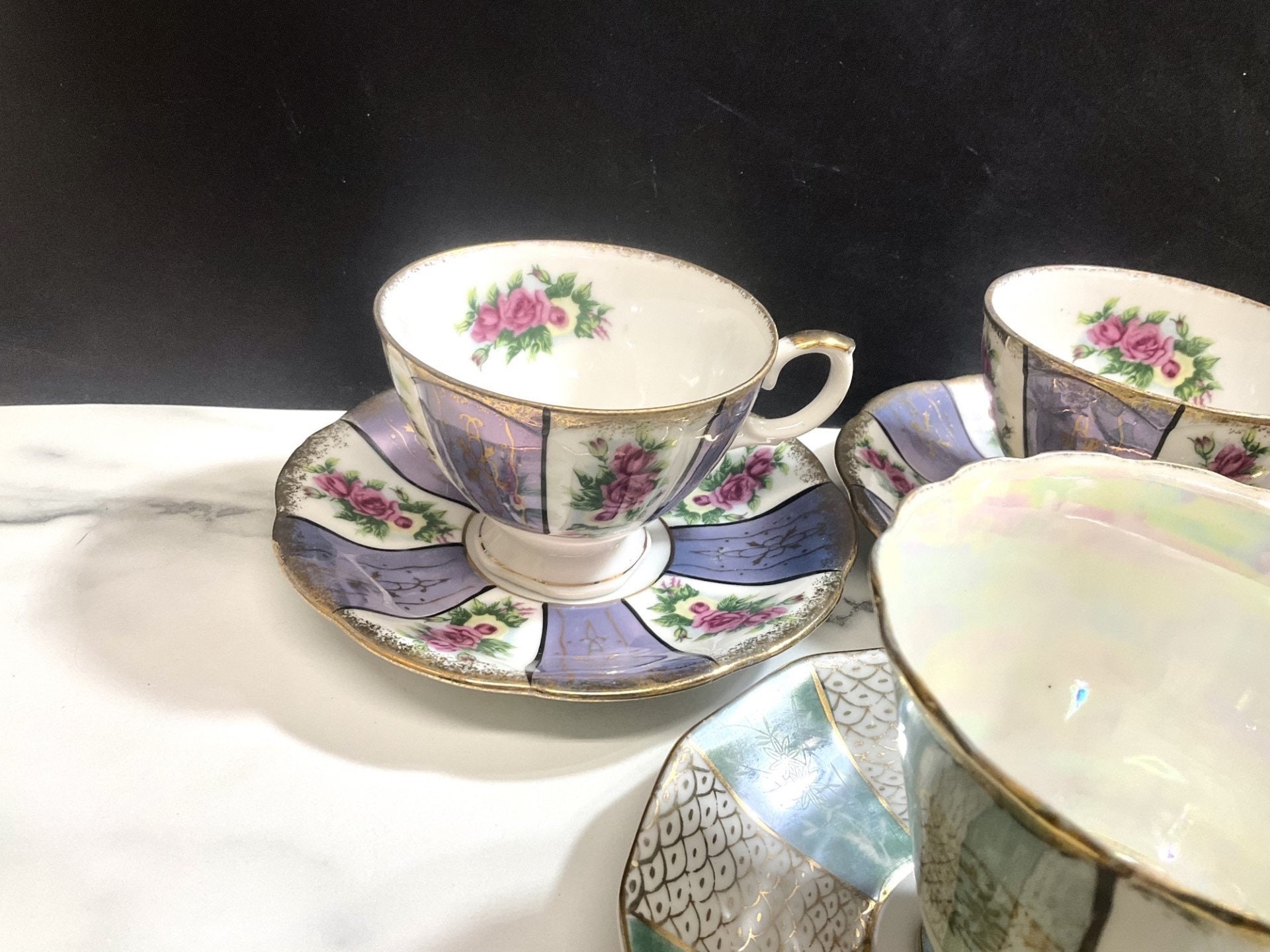 Vintage Cups and Saucers, Cups and Saucers, Dining and Kitchen, Home Decor, Home Living