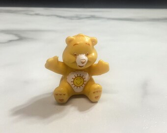 vintage sunshine carebear toy figurine, Sunshineccare bear, toy figurine, collectible