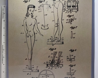 1961 Doll Construction by J. W. Ryan.  Frame Ready