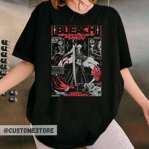 Limited Bleach TShirt, Vintage Retro Anime TShirt, Animeshirt, Anime Bleach, Otaku Apparel, Cool Anime Shirt, ichigo kurosaki, anime clothes