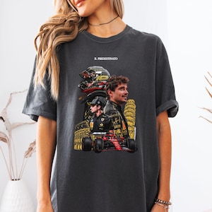 Charles Leclerc Ferrari F1 T-Shirt, Leclerc Formula Racing Tee, Vintage Ferrari Motorsport Shirt, Formula One Fan Gift