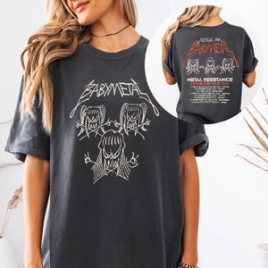 Vintage Baby Metal 2013 Tour T-Shirt - Unisex Black Metal Tee