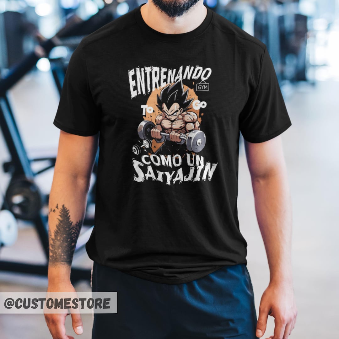 Anime Gym Shirt: Muscle Fit Workout Tee - Motivational Streetwear. - Etsy