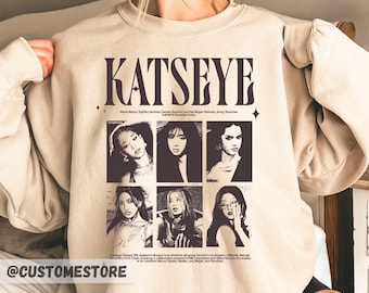 T-shirt KATSEYE Gnarly Merch 2025 - Maglietta Unisex A Maniche Corte Stile K-Pop, In Poliestere Leggero, Taglie Da XXS A XXXXL