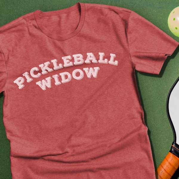 Pickleball Widow T-shirt, funny pickleball shirt, pickleball gift for her, pickleball wife, obsessed pickleball