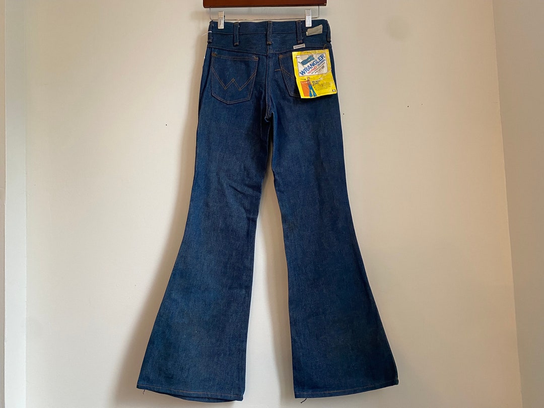 Vintage Deadstock 70s Wrangler Big Bell Bottom Flare Jeans