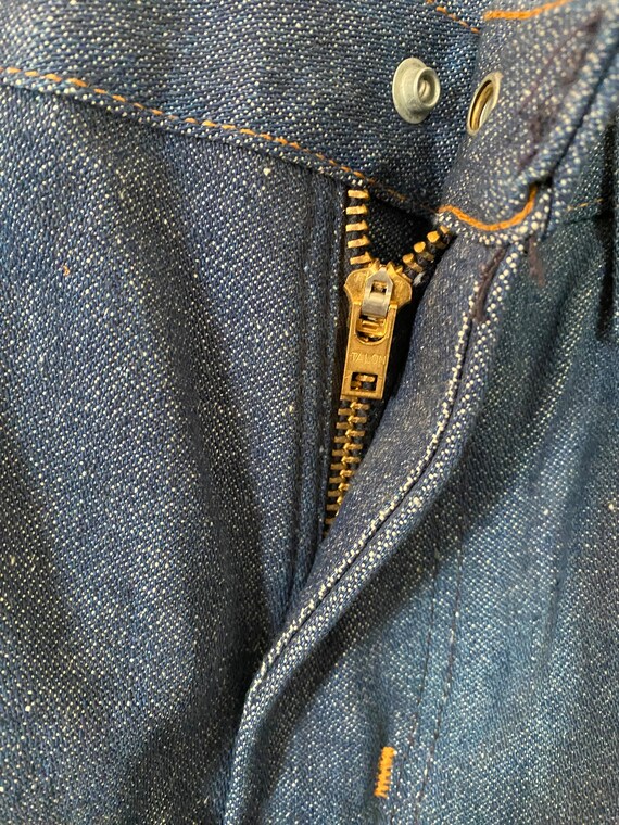 パンツ 70s deadstock Wrangler green Bell Bottom Wrangler 1970 Vintage Green Cotton Deadstock Men Waist 28 29