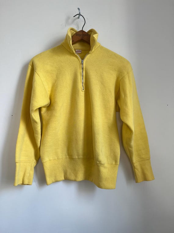 1960s Vintage Cream Paint Splatter Crewneck Sweatshirt – The