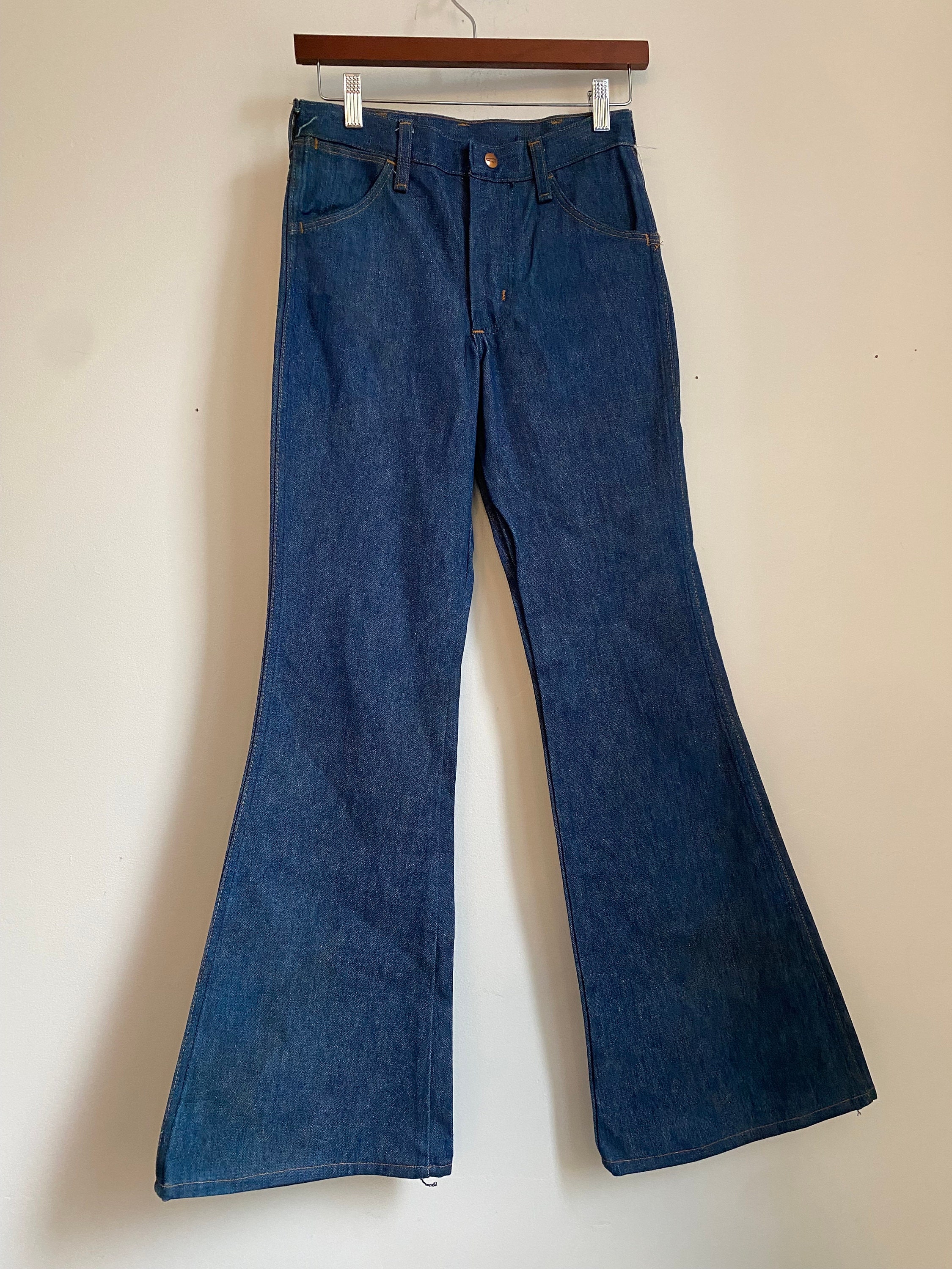Vintage Deadstock 70s Wrangler Big Bell Bottom Flare Jeans