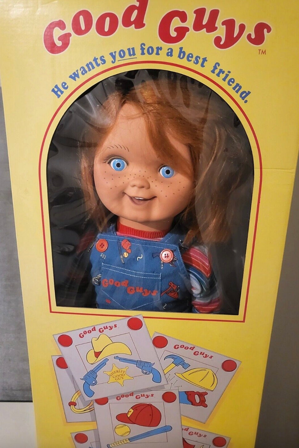 Life Size Chucky Doll Prop Good Guy Doll With Box Etsy
