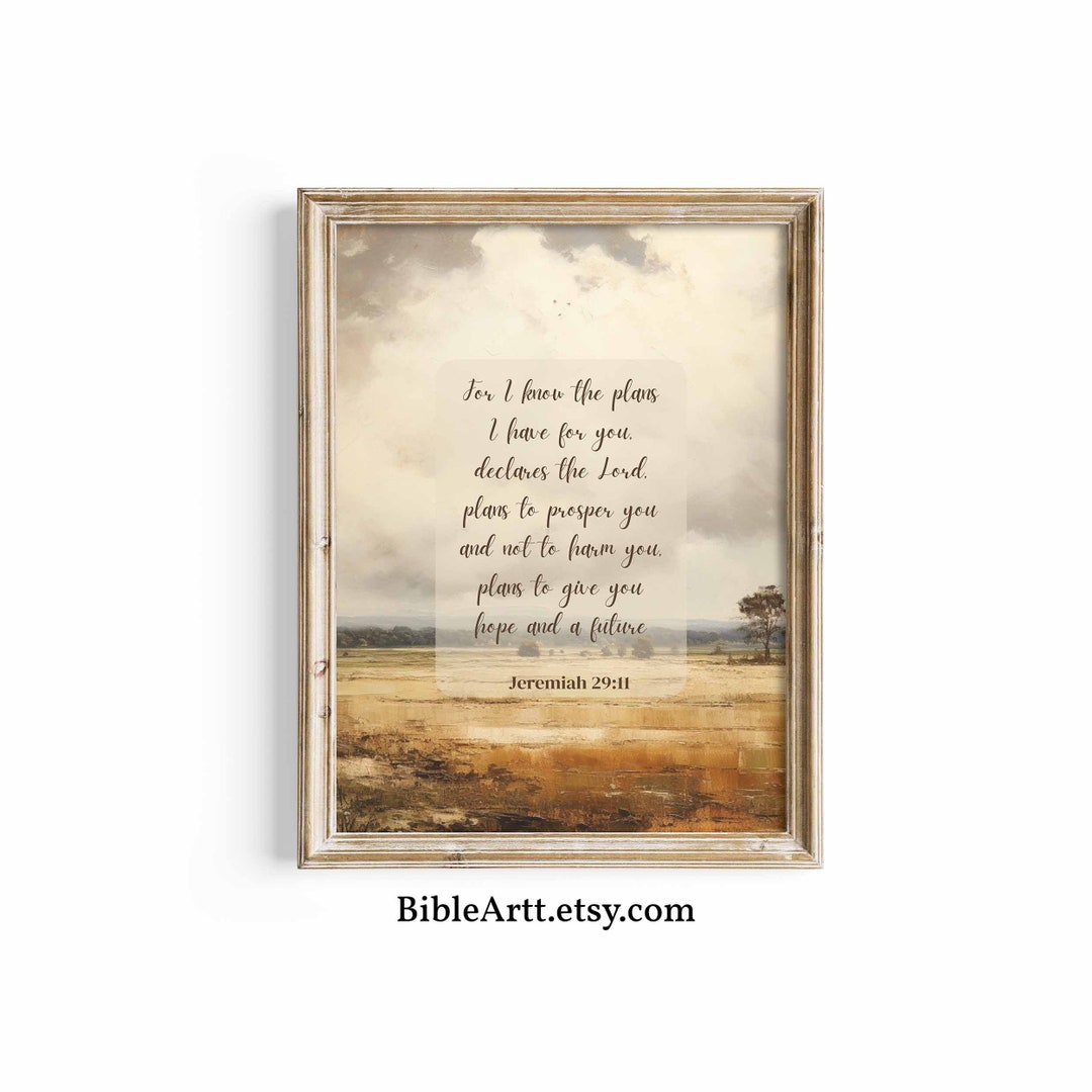 Rustic Scripture Paintings Personalized Scripture Verse Wall Art, Song Lyric, Quote, Vintage ...