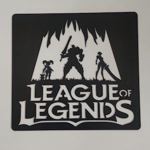 League of Legends, Garen, Anie, Riven, laser cut files.