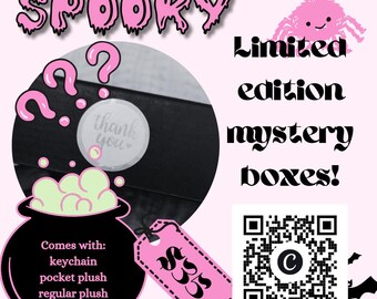 Caja misteriosa de Halloween de edición limitada hecha a crochet
