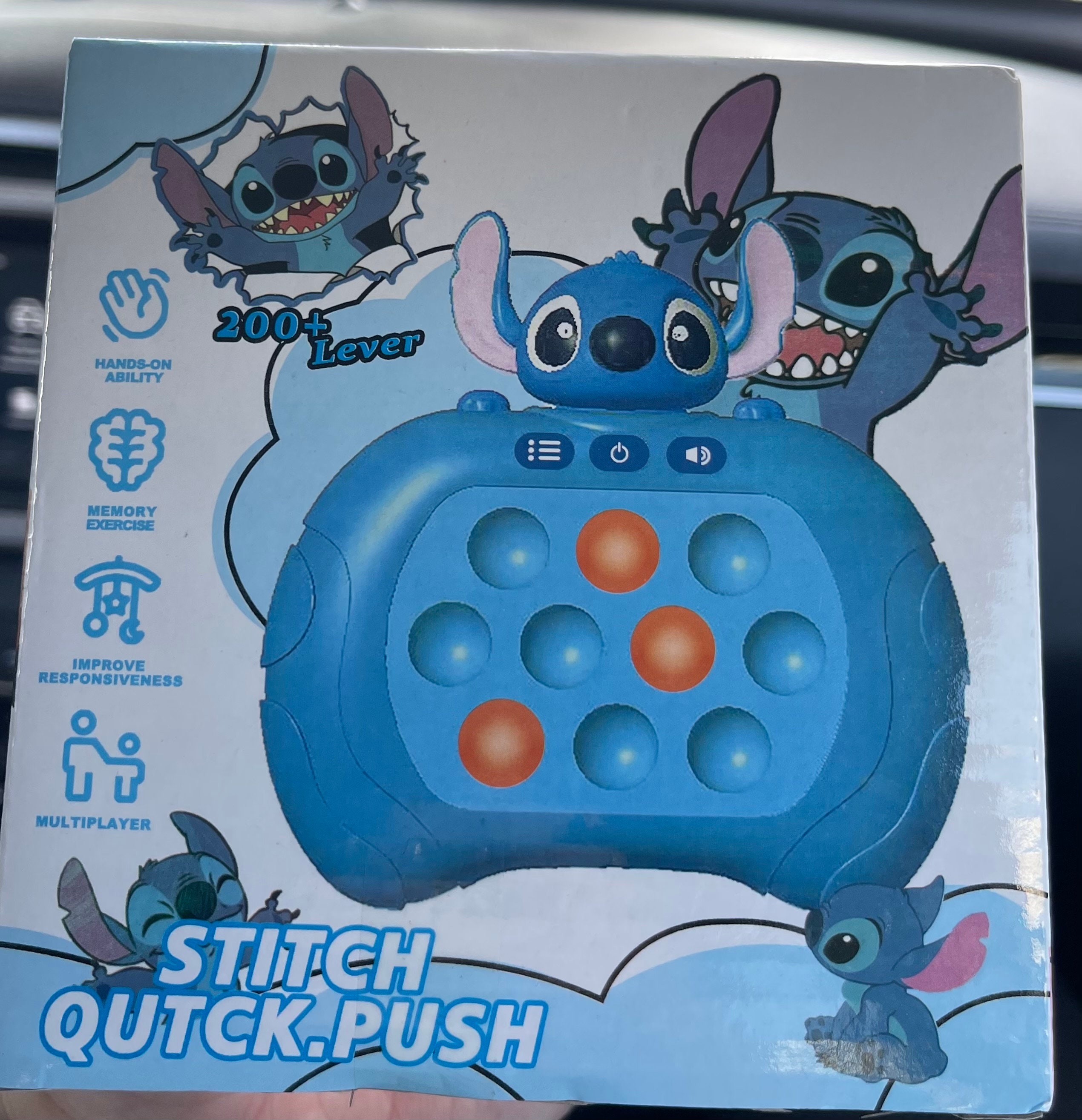 Stitch Pop Push it Game Controller Sensory Fidget Toy Electronic Whack –  MVPCollects