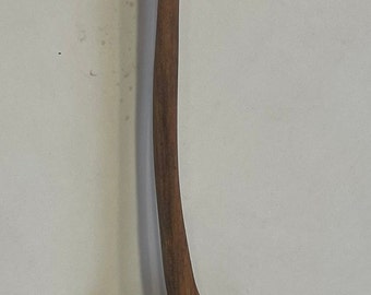 Right handed walnut spoon