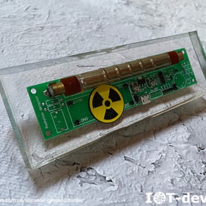 Epoxy Geiger Counter Souvenir: GGreg20 DIY Electronics Geek Gift