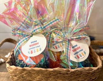 Bunny Chalk Easter Favor | Kids Basket Stuffer with Stickers