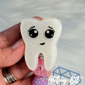 Tooth, Dentist, Dental Hygienist Badge Reel