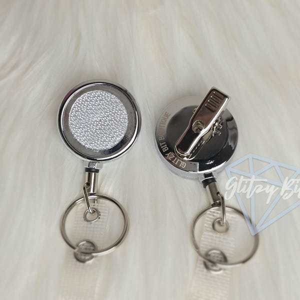 Heavy Duty Interchangeable Badge Reel Base, Swivel Alligator Clip