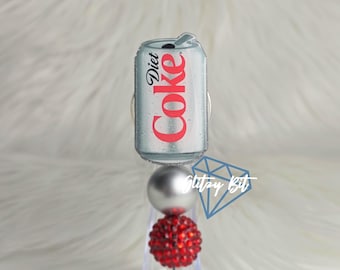 Diet Soda Cola Can Badge Reel