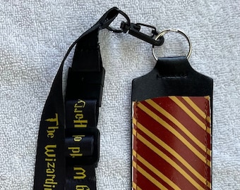 Wizard HP  Style Wand Holder with Lanyard     Gryff