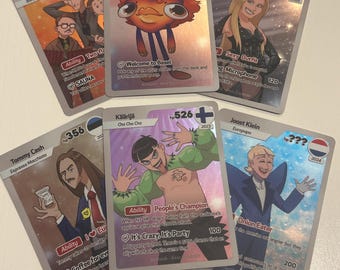 Cartes à collectionner des personnages de l'Eurovision