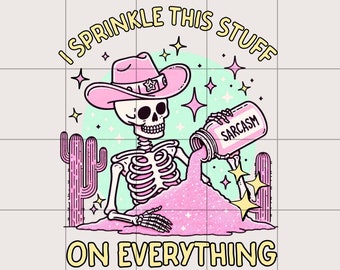 Sarcasm Sprinkle PNG: Funny Mental Health Design (Digital Download)