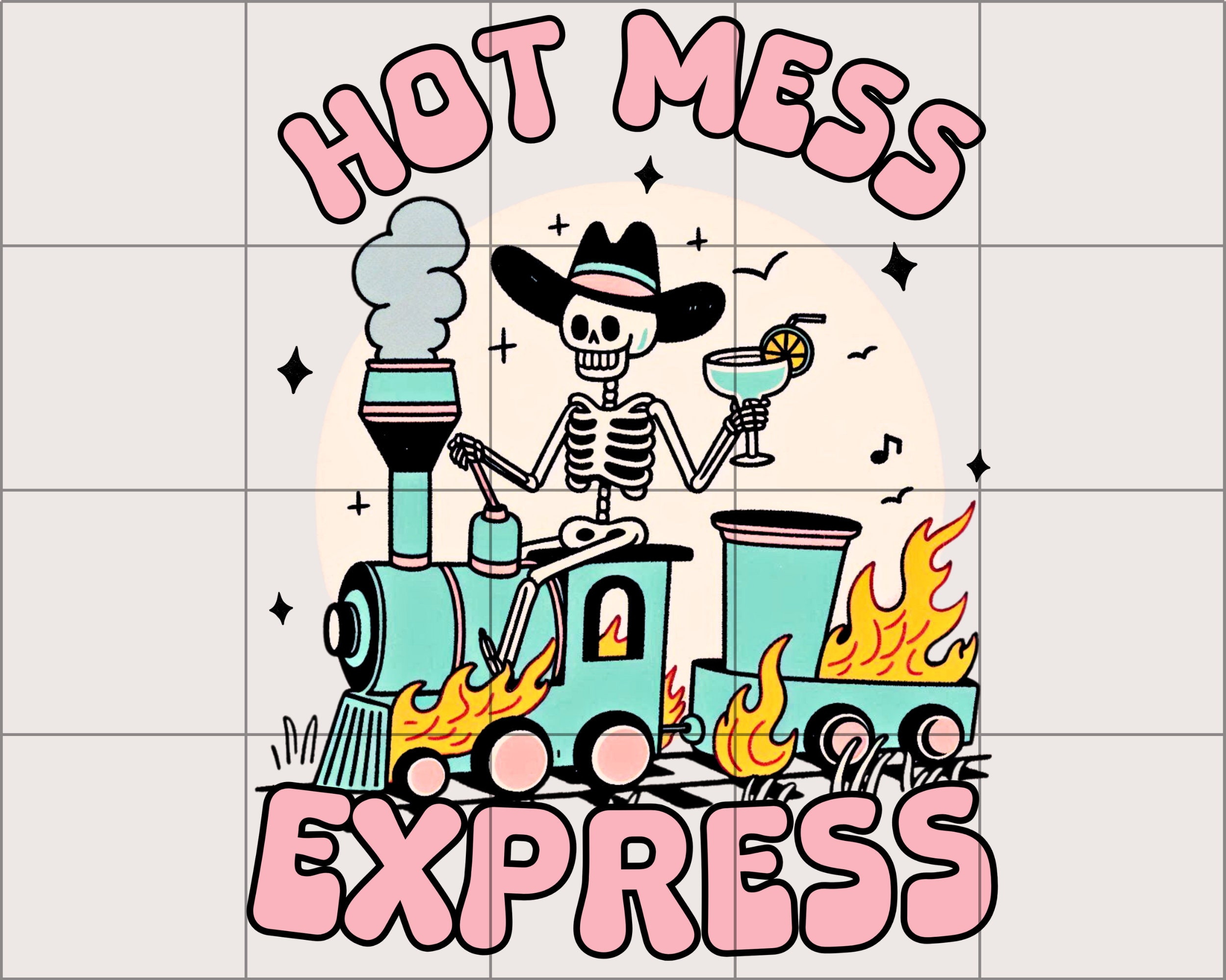 Hot Mess Express PNG | Mental Health png | Funny png | Trendy png | Trending svg | Hot Mess png design | Funny mental health png
