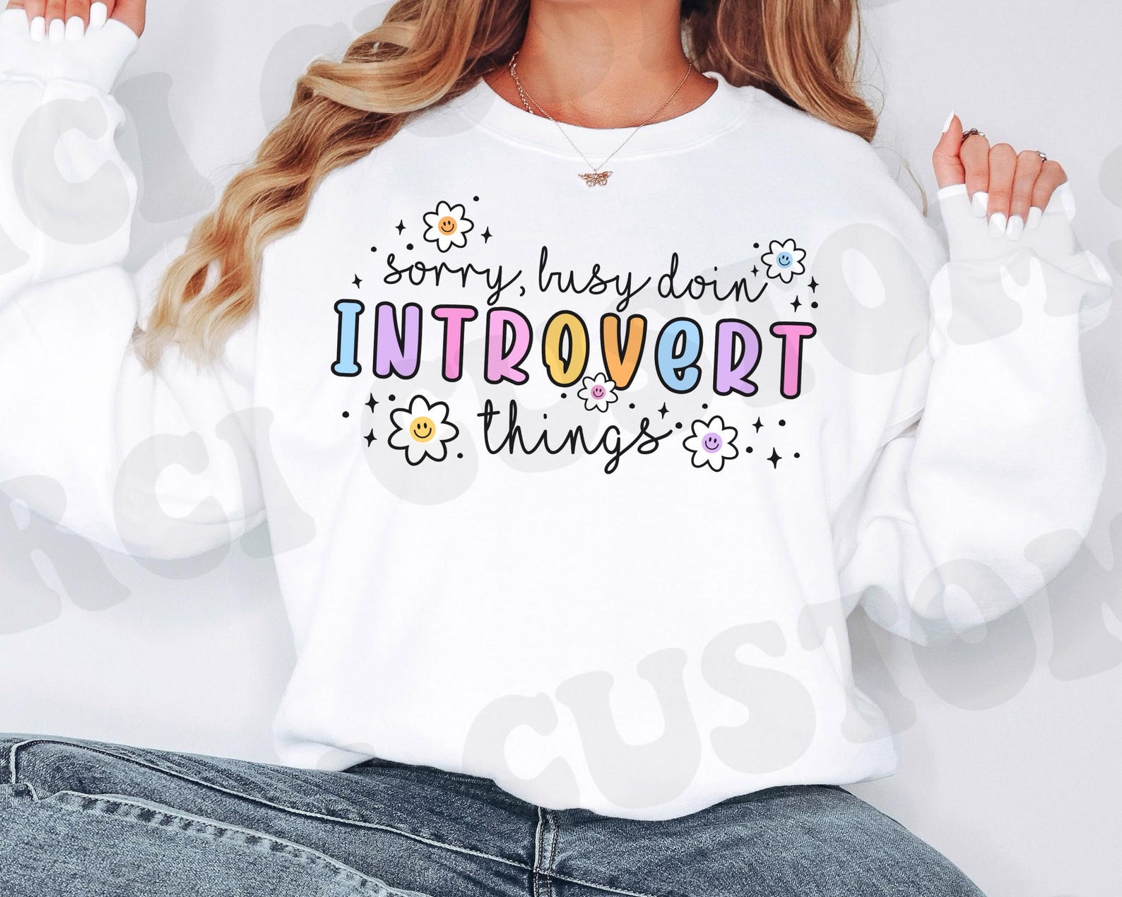 Introvert Things PNG Design: Funny Mental Health Sticker (digital ...