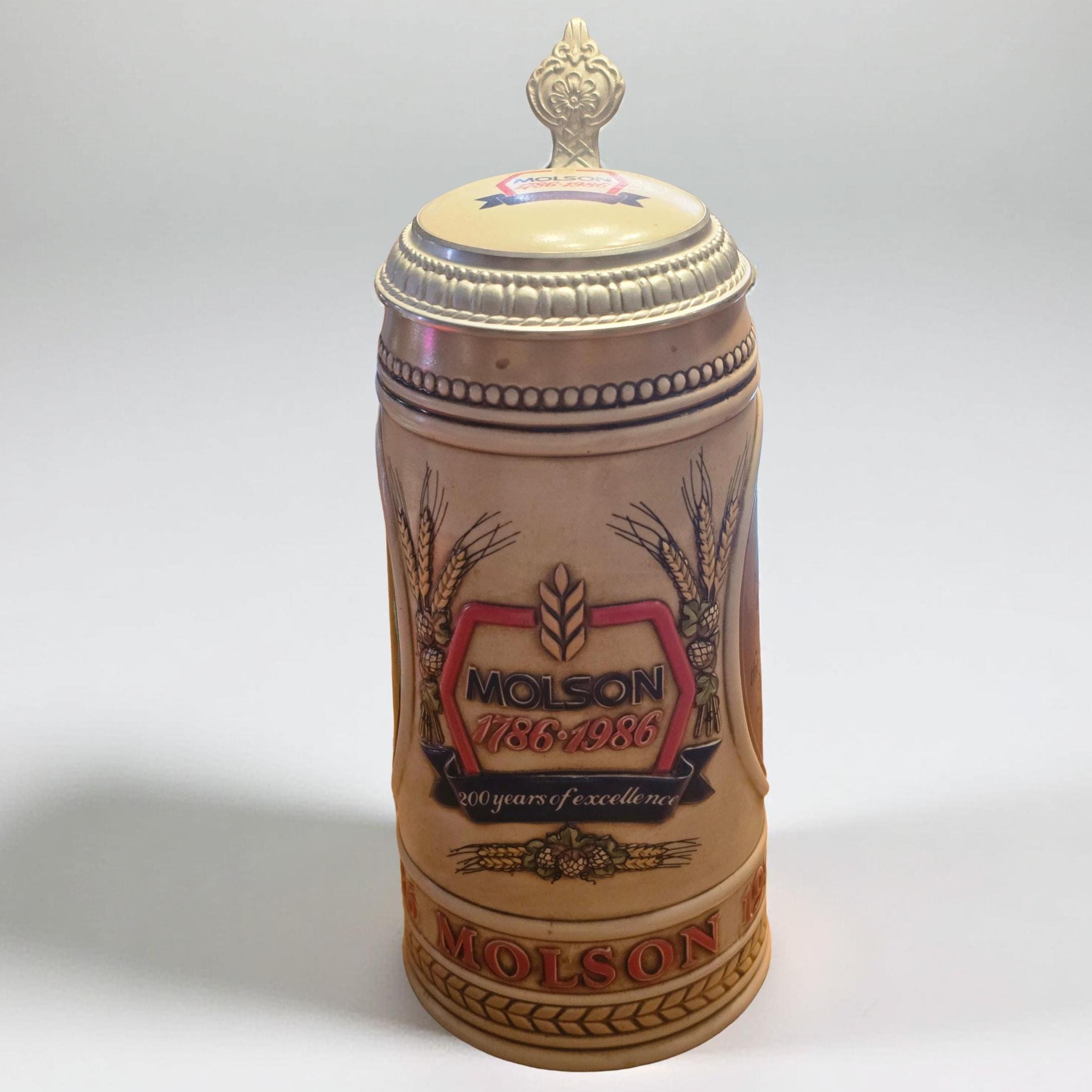 MOLSON Beer Stein Commemorative 200 Year 1786-1986 - Etsy Canada