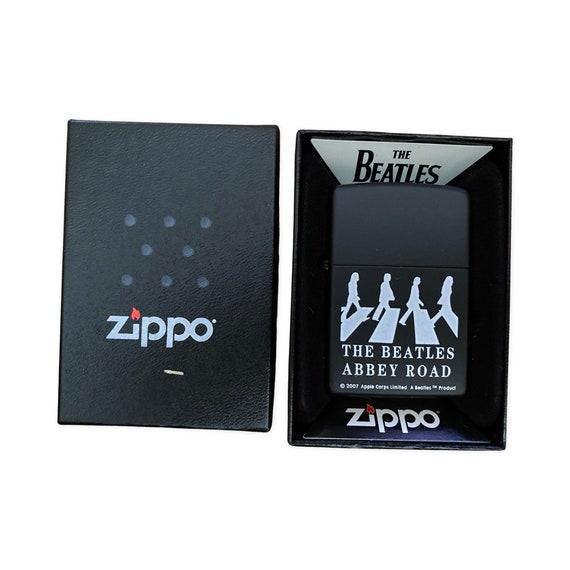 Beatles Zippo Abbey Road Lighter MI USA - NIB - Etsy