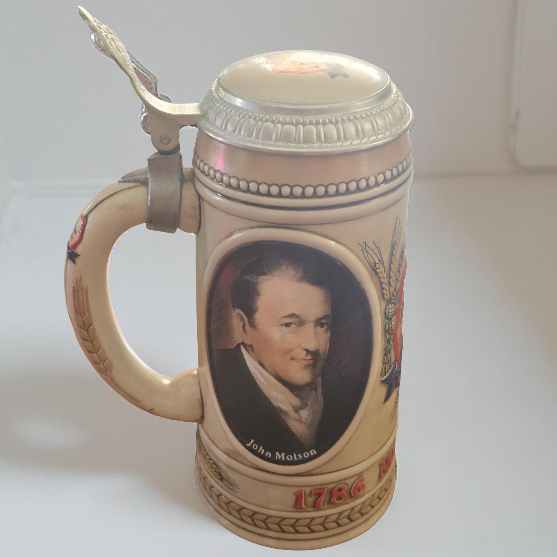 MOLSON Beer Stein Commemorative 200 Year 1786-1986 - Etsy Canada