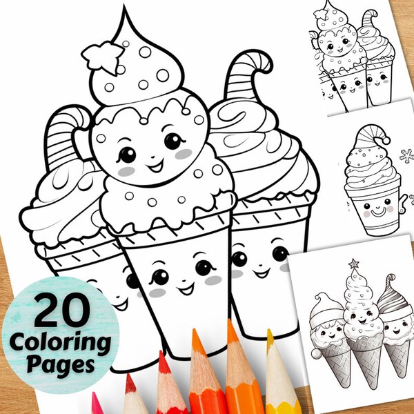 Kawaii Coloring Pages for kids, Kawaii animal coloring pages, Kawaii Gifts coloring, Kawaii Food, Cute Coloring, Coloring pages