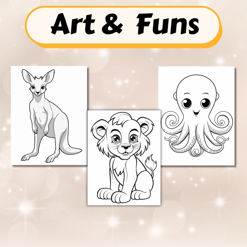 Printable Safari Animals Coloring Pages for Kids, Coloring Pages for ...